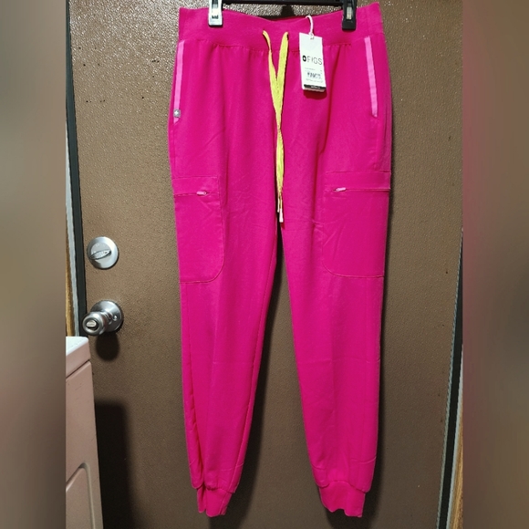 Figs Pants & Jumpsuits Figs Muoy Jogger Scrub Pant Hot Pink Extra